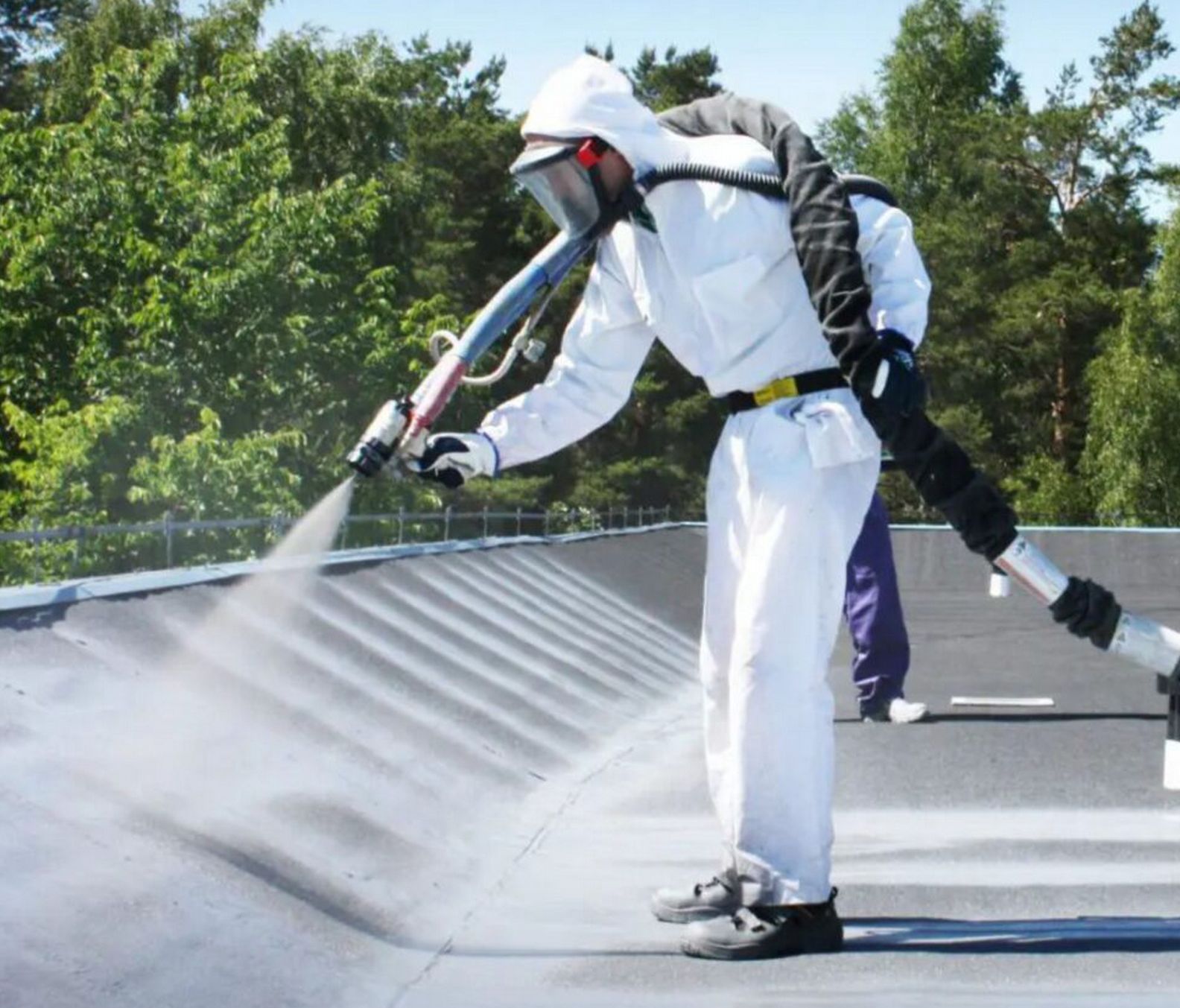 Chantier d'étanchéité et de couverture réalisé par AN-CONCEPT